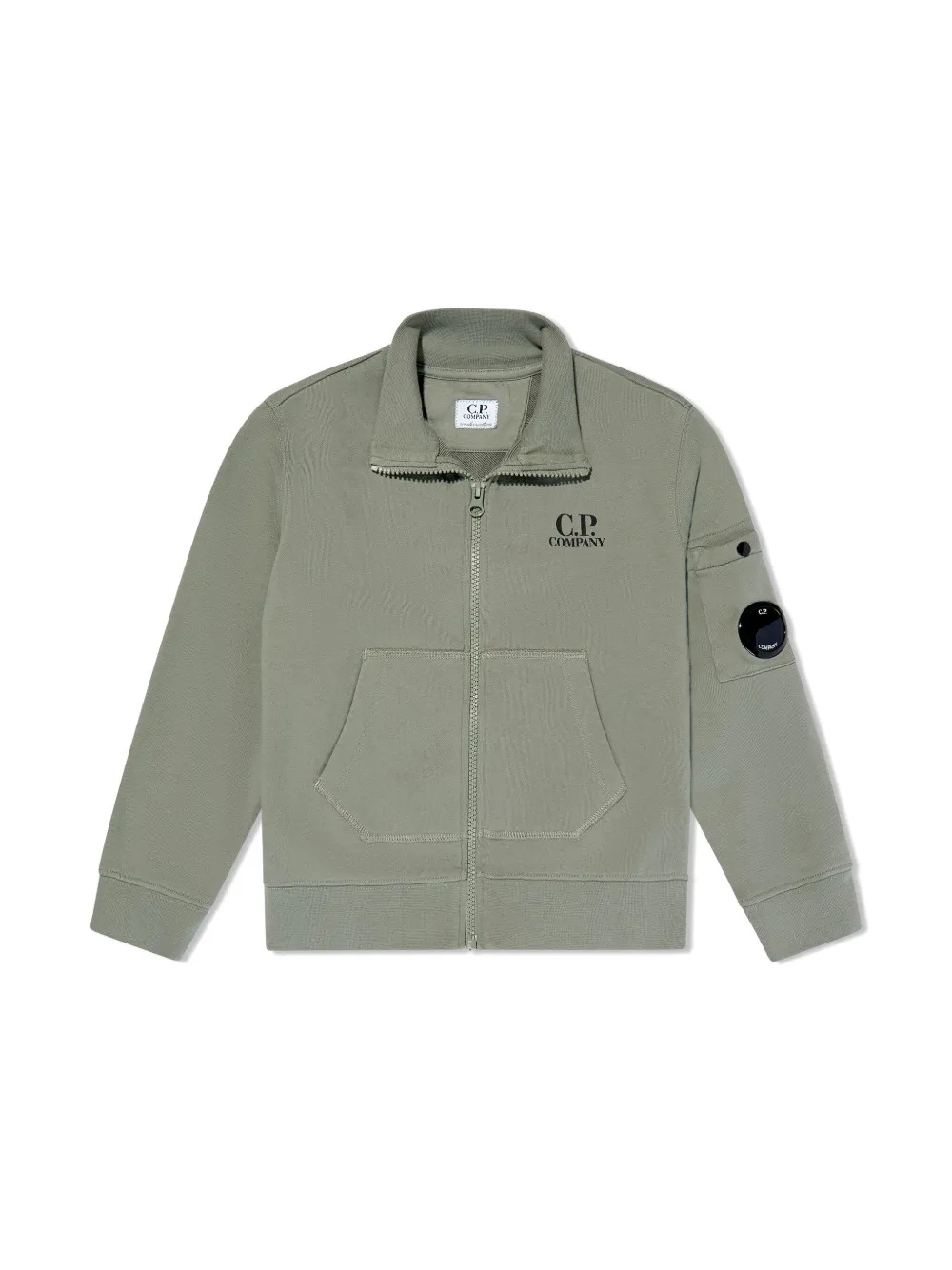 C.P. Company Kids Trainingsbroek met Lens-detail Groen