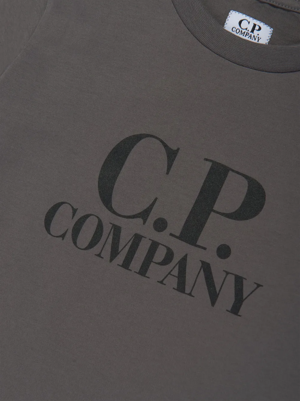 C.P. Company Kids T-shirt met logoprint Grijs