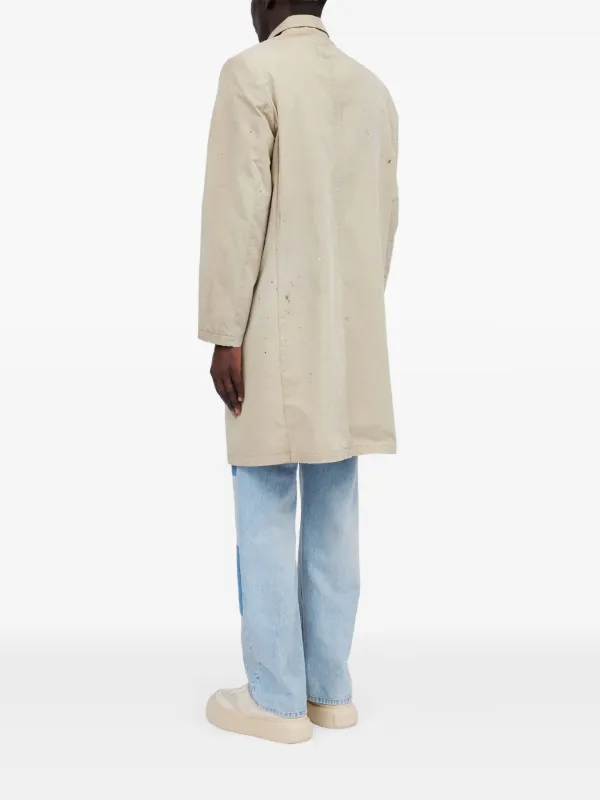 MM6 Maison Margiela ペイント コート | ニュートラル | FARFETCH JP