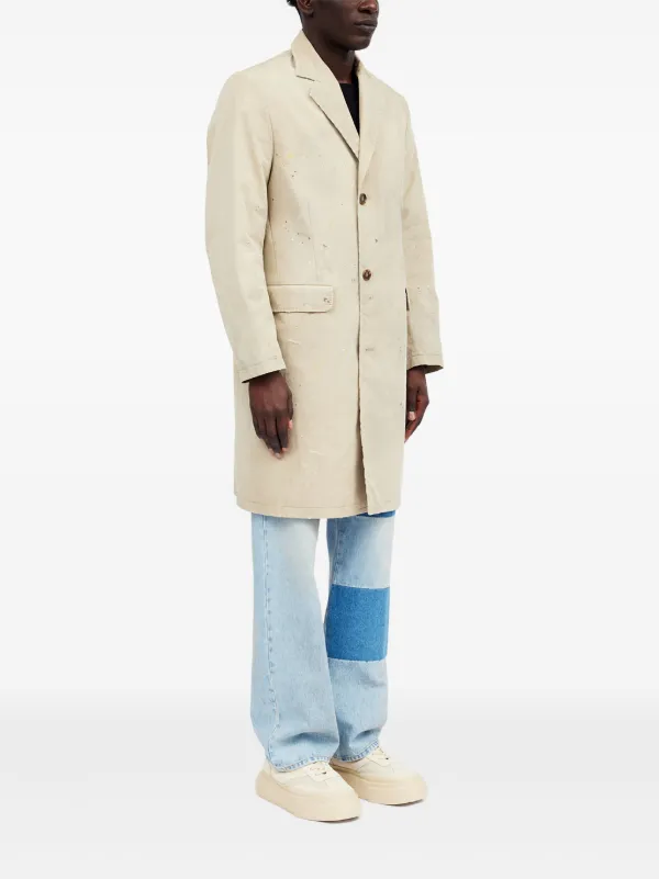 マルタンマルジェラ MaisonMargielaライトベージュコートMM6 38 メゾンマルジェラMAISON MARGIELA MM6トレンチコート40ベージュ (MM6