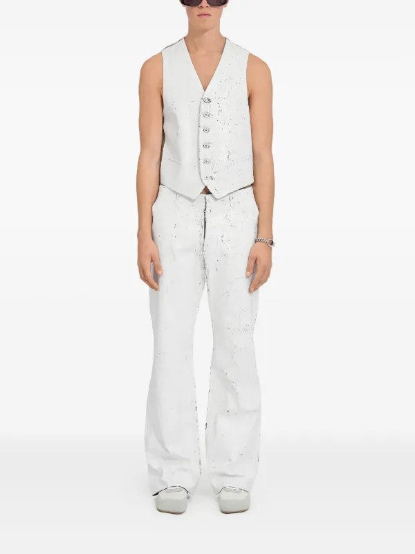 MM6 Maison Margiela ボタン ベスト | ホワイト | FARFETCH JP MM6 Maison Margiela ボタン ベスト | ホワイト | FARFETCH JP