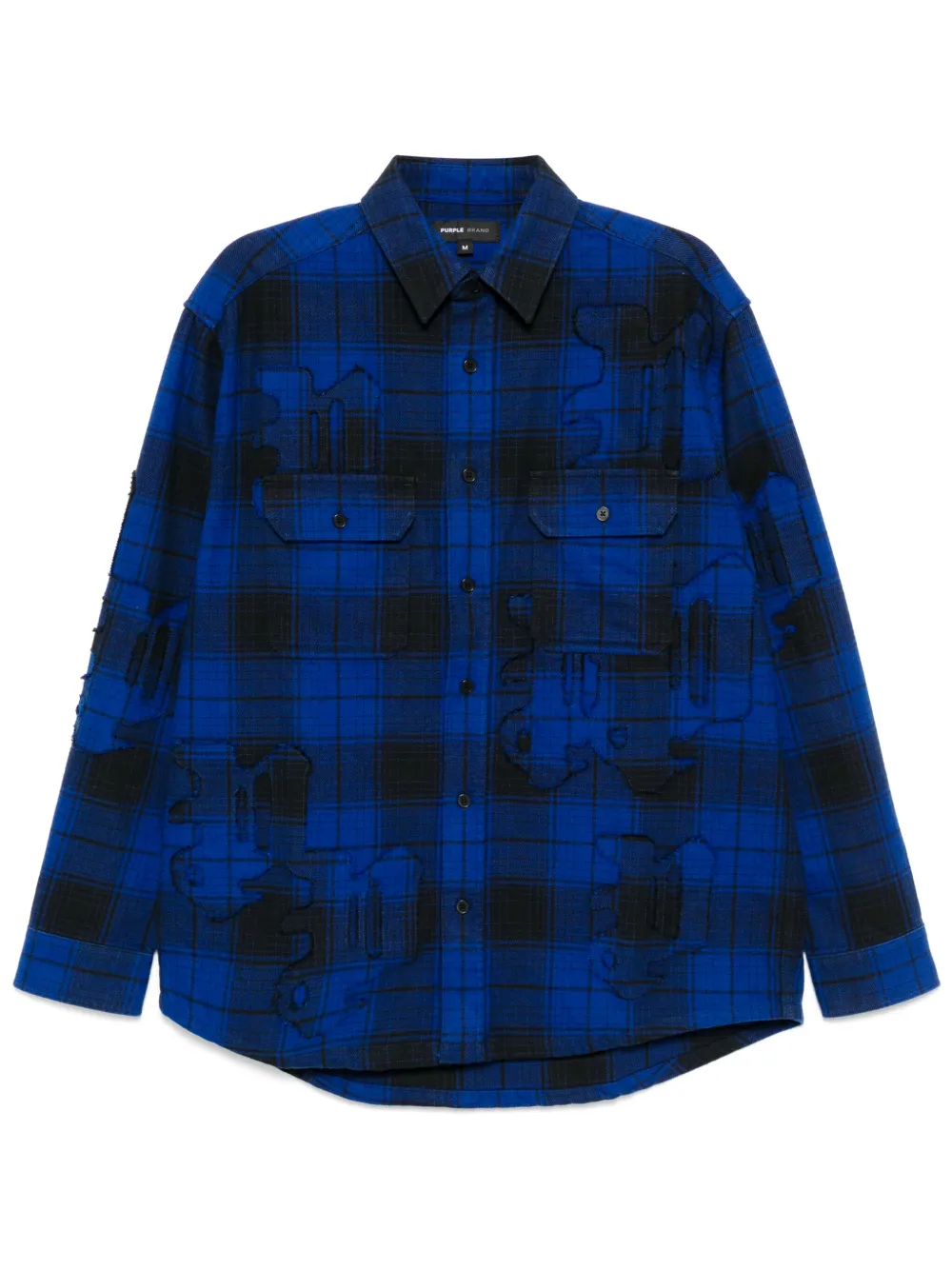 gothic P flannel shirt