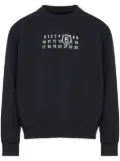 MM6 Maison Margiela Numbers-motif sweatshirt - Black