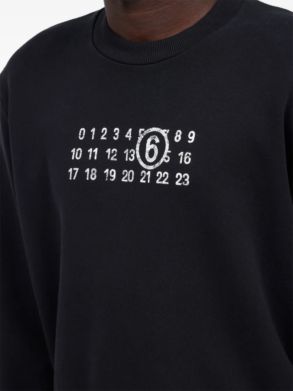 MM6 Maison Margiela ナンバーモチーフ スウェットシャツ MM6 Maison Margiela ナンバーモチーフ スウェットシャツ