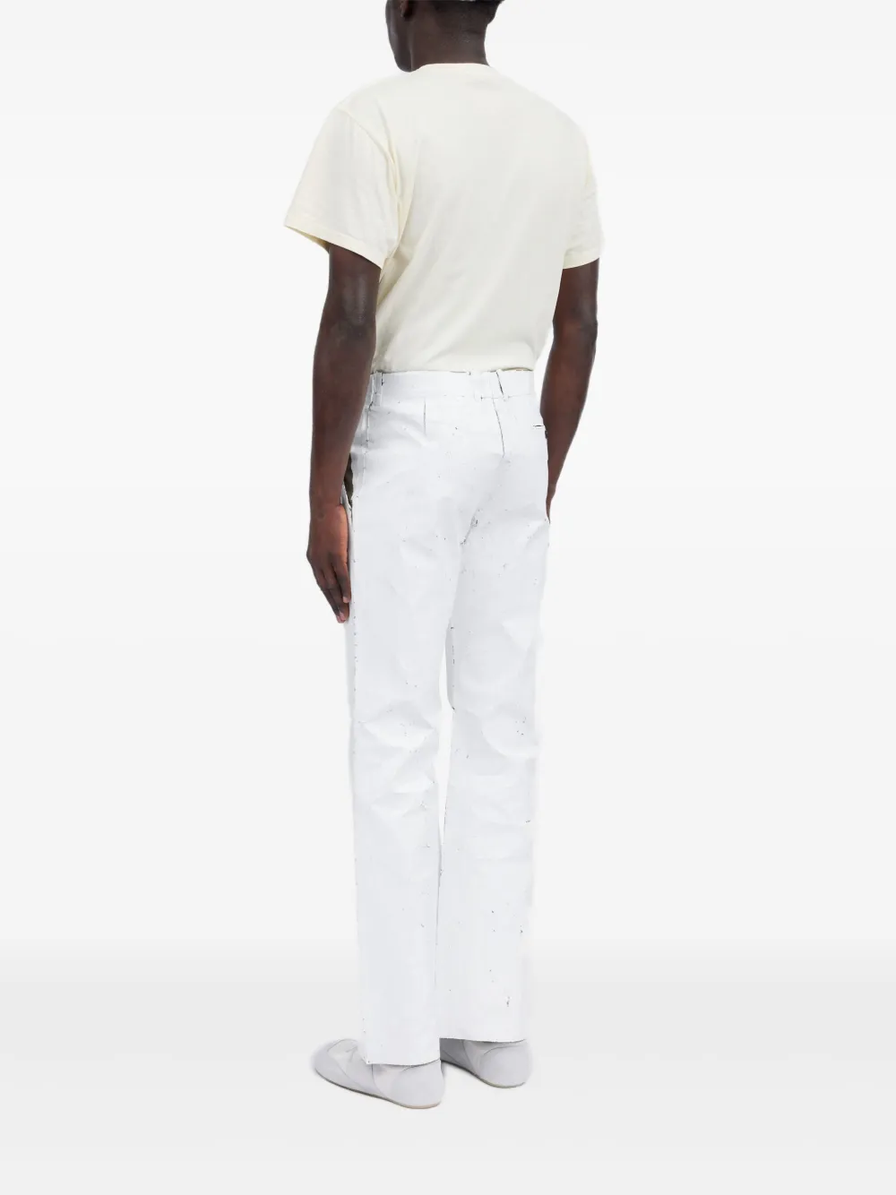 MM6 Maison Margiela Pantaloni con finitura cerata | Image 6