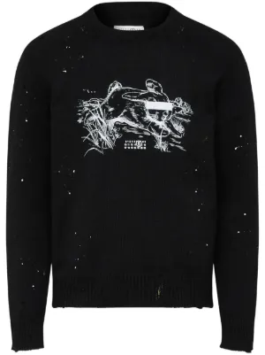 MM6 Maison Margiela Knitted Sweaters for Men - Shop Now on