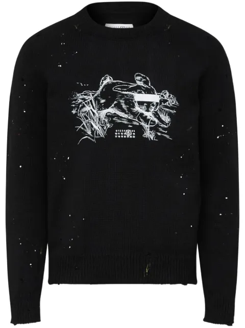 MM6 Maison Margiela crew-neck sweater
