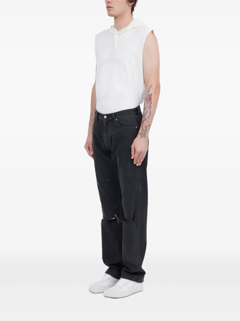 MM6 Maison Margiela Jeans con effetto vissuto | Abbigliamento | Image 4