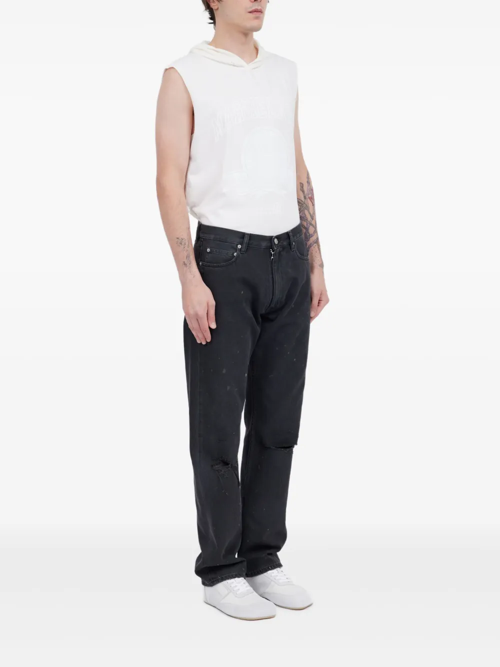 MM6 Maison Margiela Jeans con effetto vissuto | Denim | Image 3
