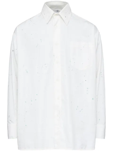 MM6 Maison Margiela paint-splatter shirt