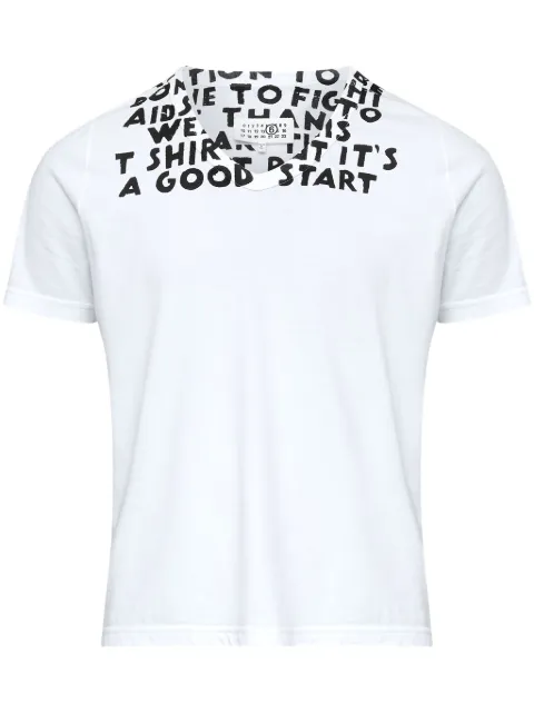 MM6 Maison Margiela playera estampada
