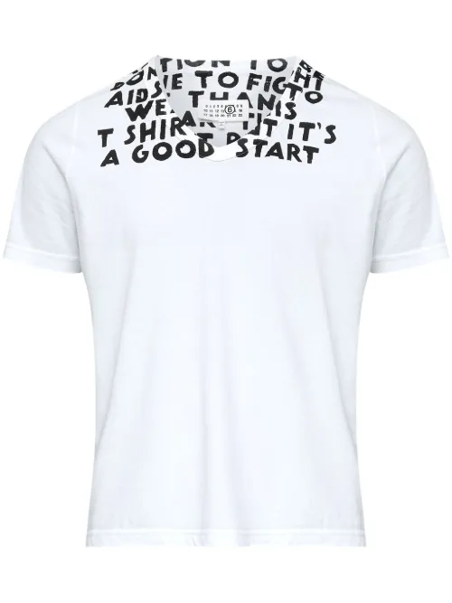 T-shirt à imprimé graphique - MM6 Maison Margiela - Modalova