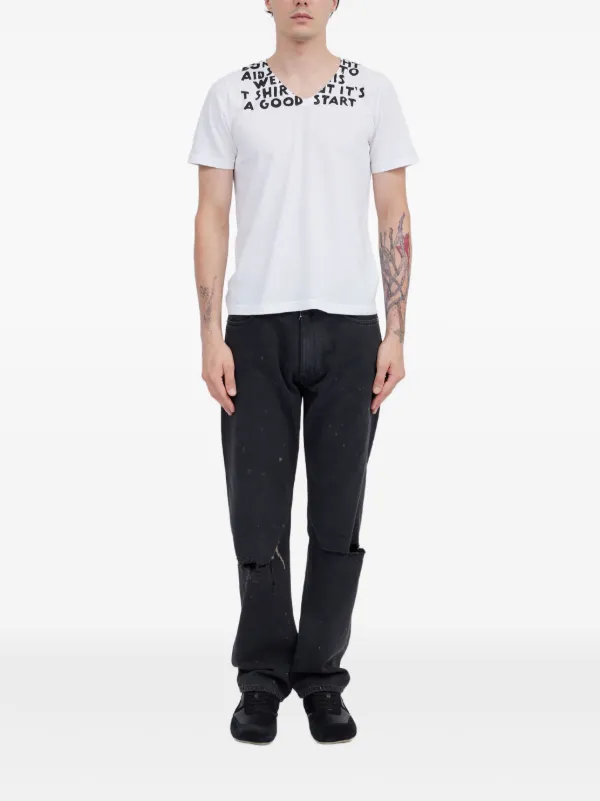 MM6 Maison Margiela プリント Tシャツ | ホワイト | FARFETCH JP