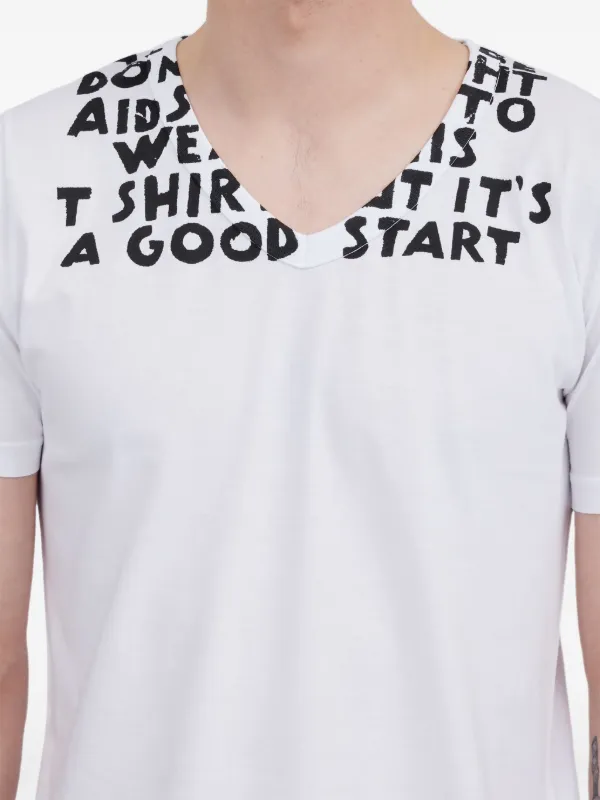 MM6 MAISON MARGIELA オフホワイト プリントTシャツ MM6 Maison Margiela プリント Tシャツ | ホワイト | FARFETCH JP