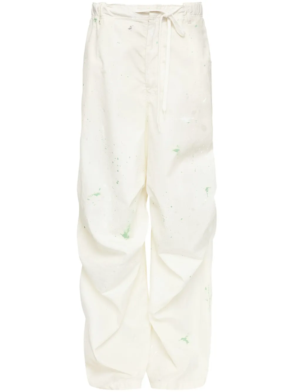 paint-splatter trousers