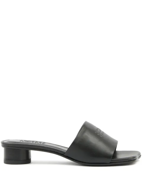 MM6 Maison Margiela mules con motivo de números