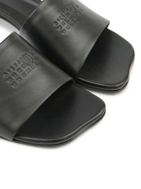MM6 Maison Margiela☆【完売間近】SANDALS サンダル / black MM6 Maison Margiela numbers-motif Sandals | Black | FARFETCH