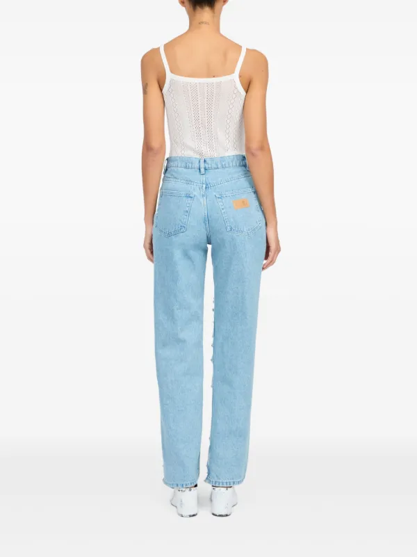 デニム・ジーパン MM6 MAISON MARGIELA Woman Jeans Denim S62LB0199M30018 962 MM6 MAISON MARGIELA: Jeans woman - Denim | Mm6 Maison