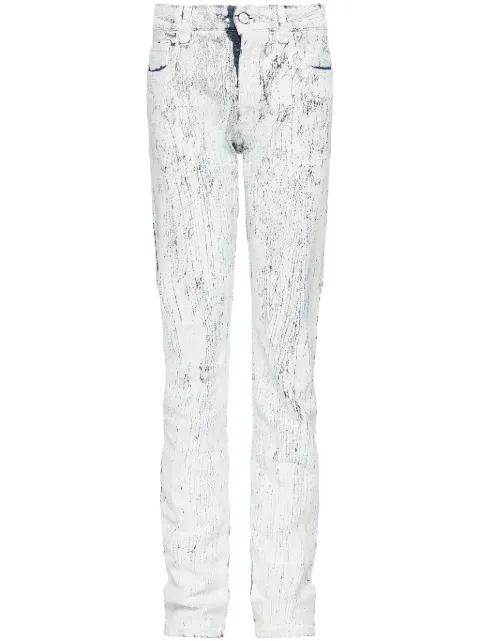 MM6 Maison Margiela coated jeans 