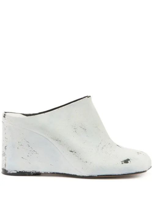 Mules en cuir - MM6 Maison Margiela - Modalova