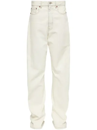 MM6 Maison Margiela five-pockets Jeans | White | FARFETCH