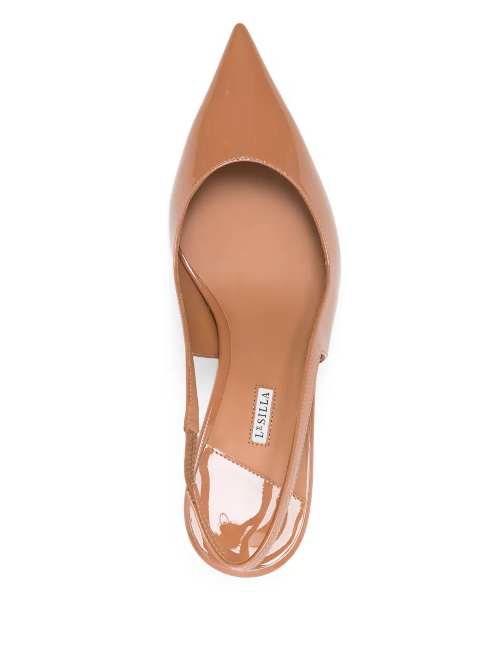 Le Silla 60mm Bella slingback pumps Brown