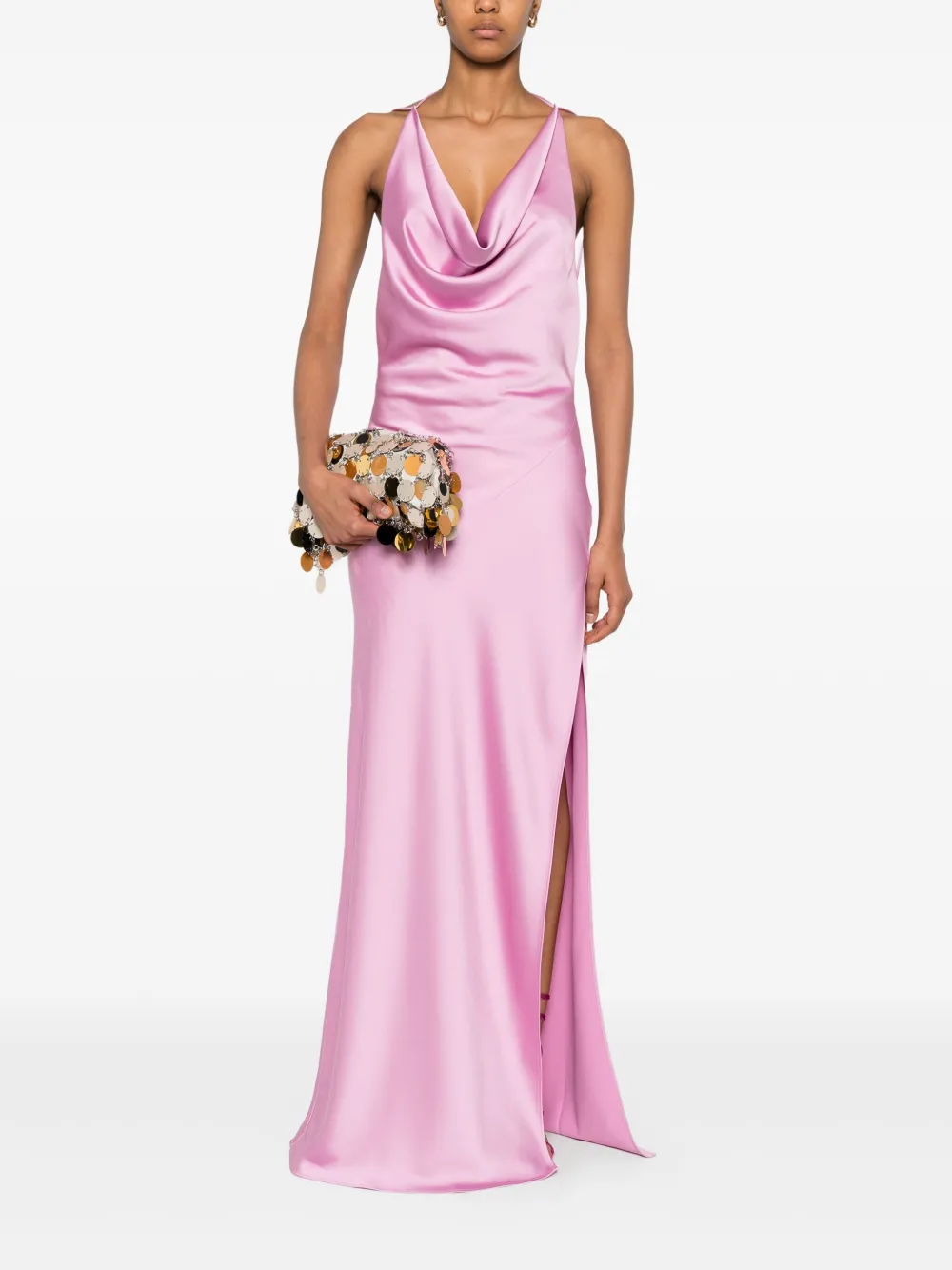 THE ANDAMANE Vera maxi-jurk - Roze