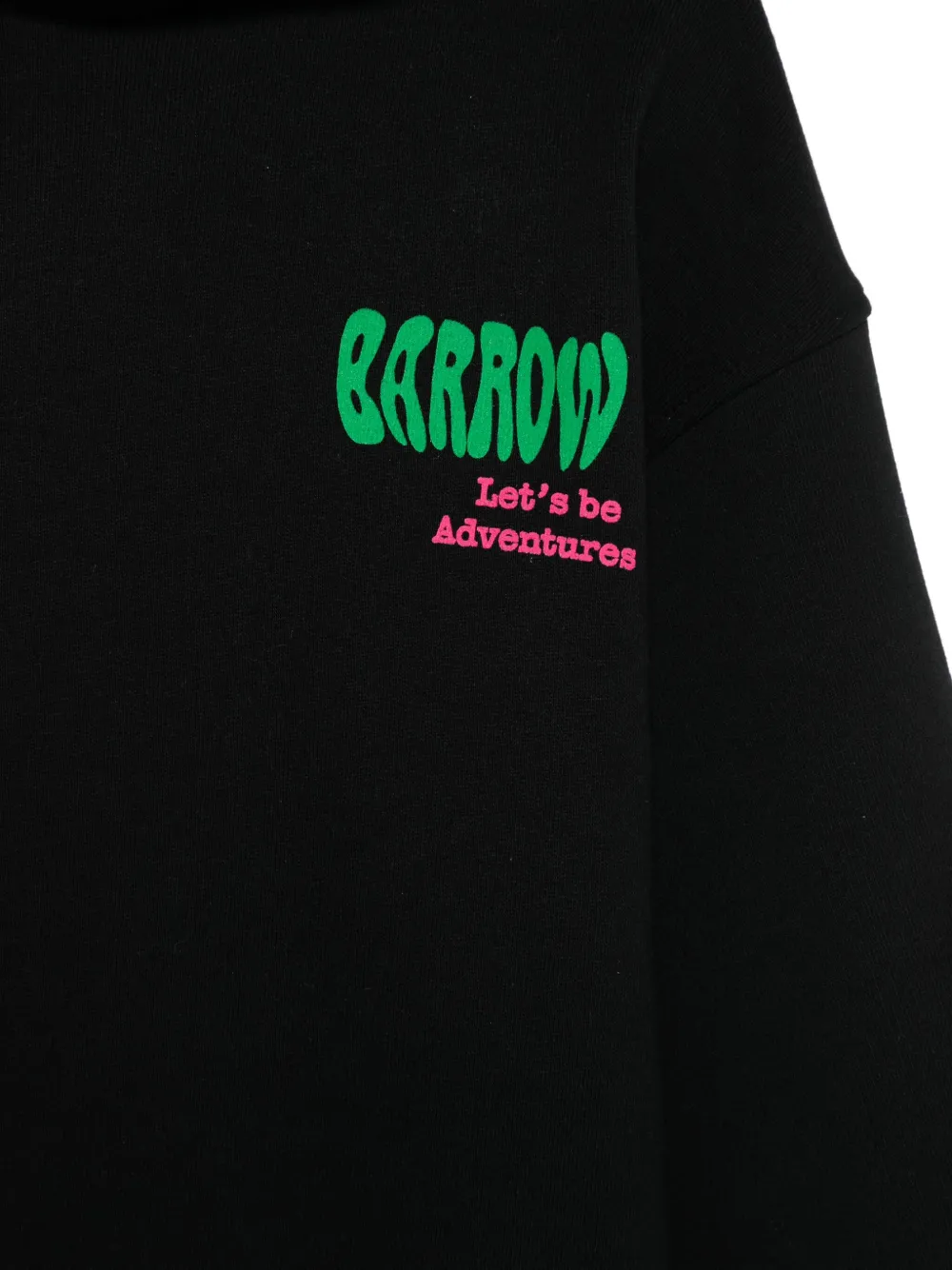 Barrow kids Hoodie met logoprint Zwart