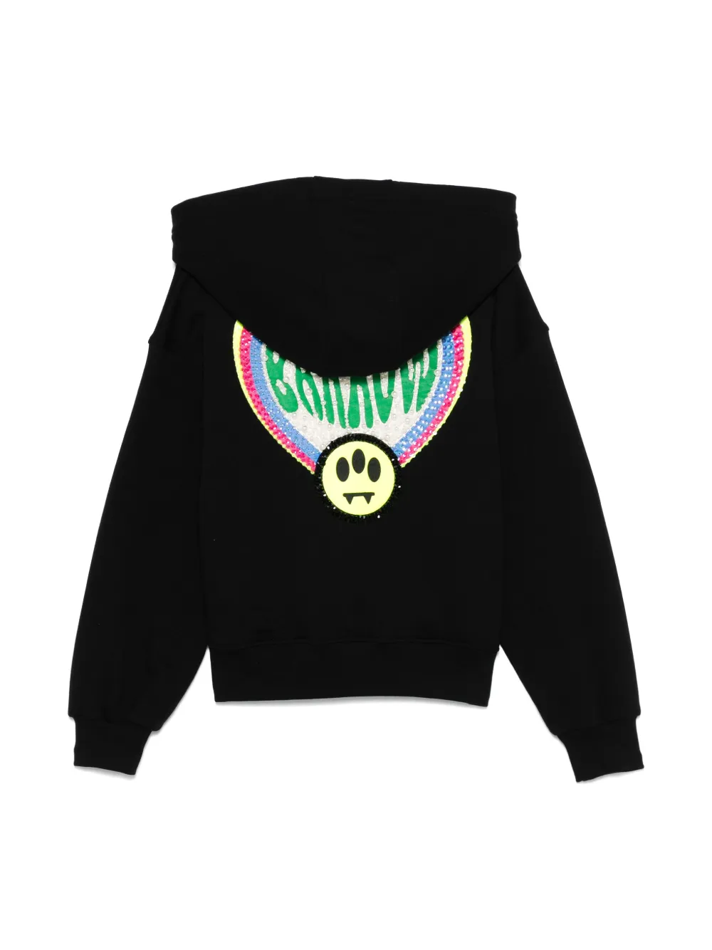 Barrow kids Hoodie met logoprint - Zwart