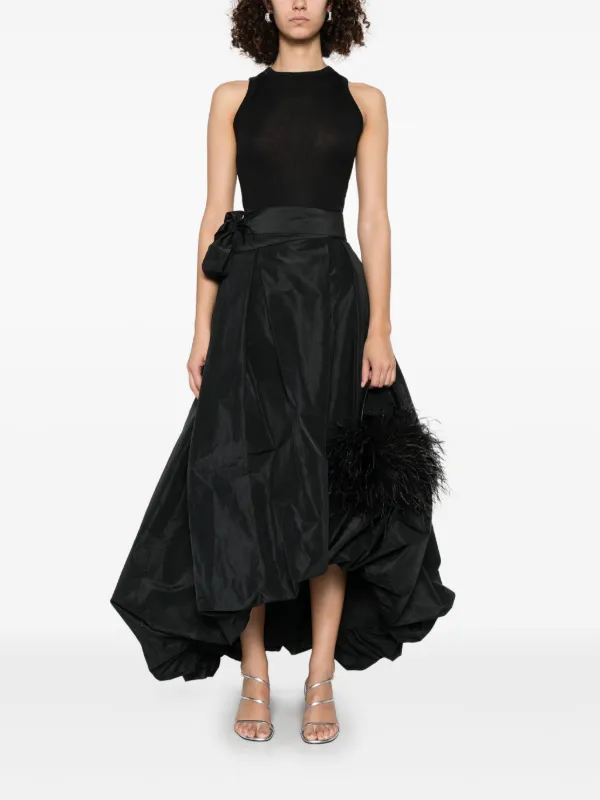 スカート Pinko BARBAGIANNI WIDE SKIRT WITH BOW Wide taffeta skirt with bow PINKO → Shop Online