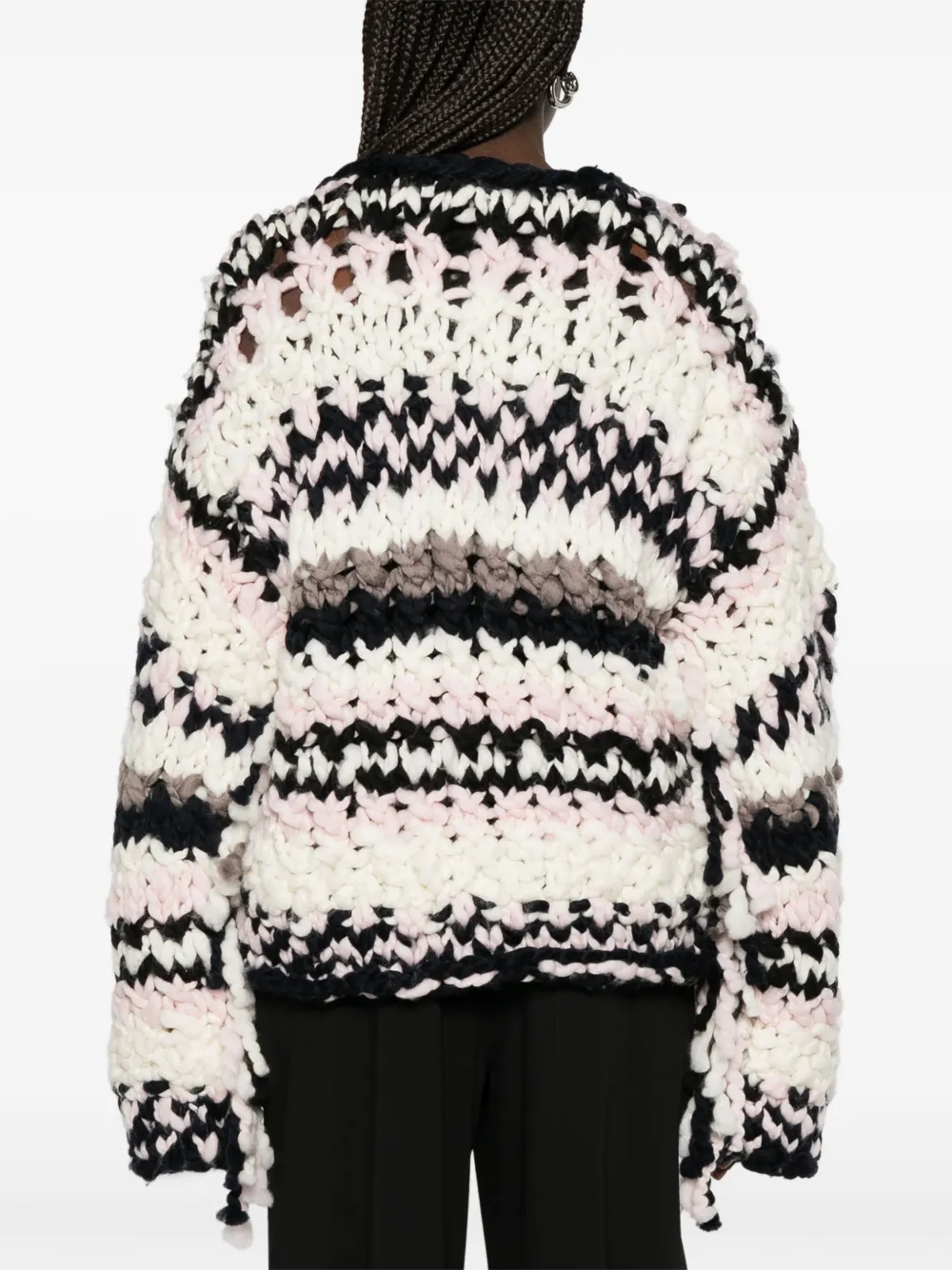 GANNI HAND-KNIT SWEATER
