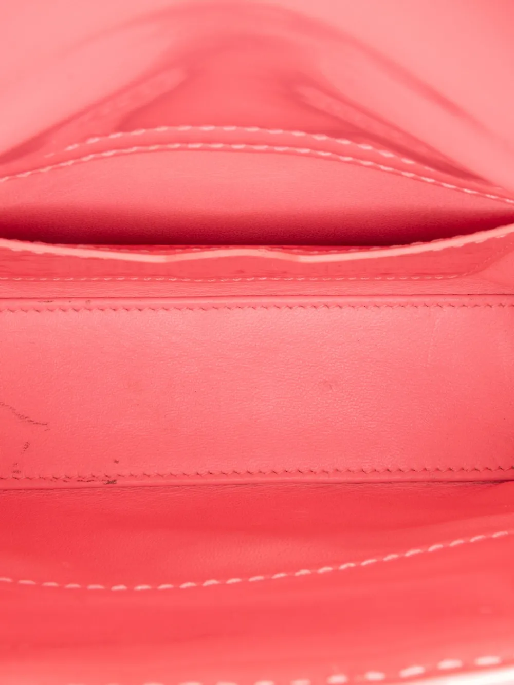 美品・ヴィンテージ【Dior】2016 パテント サッチェルバッグ Christian Dior Pre-Owned 2016 パテント カナージュ レディ
