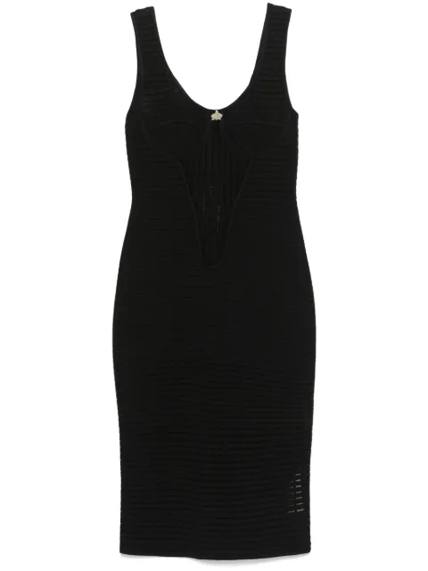 Genny vestido midi con diseño tejido