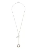 MM6 Maison Margiela Numeric-signature necklace - Silver