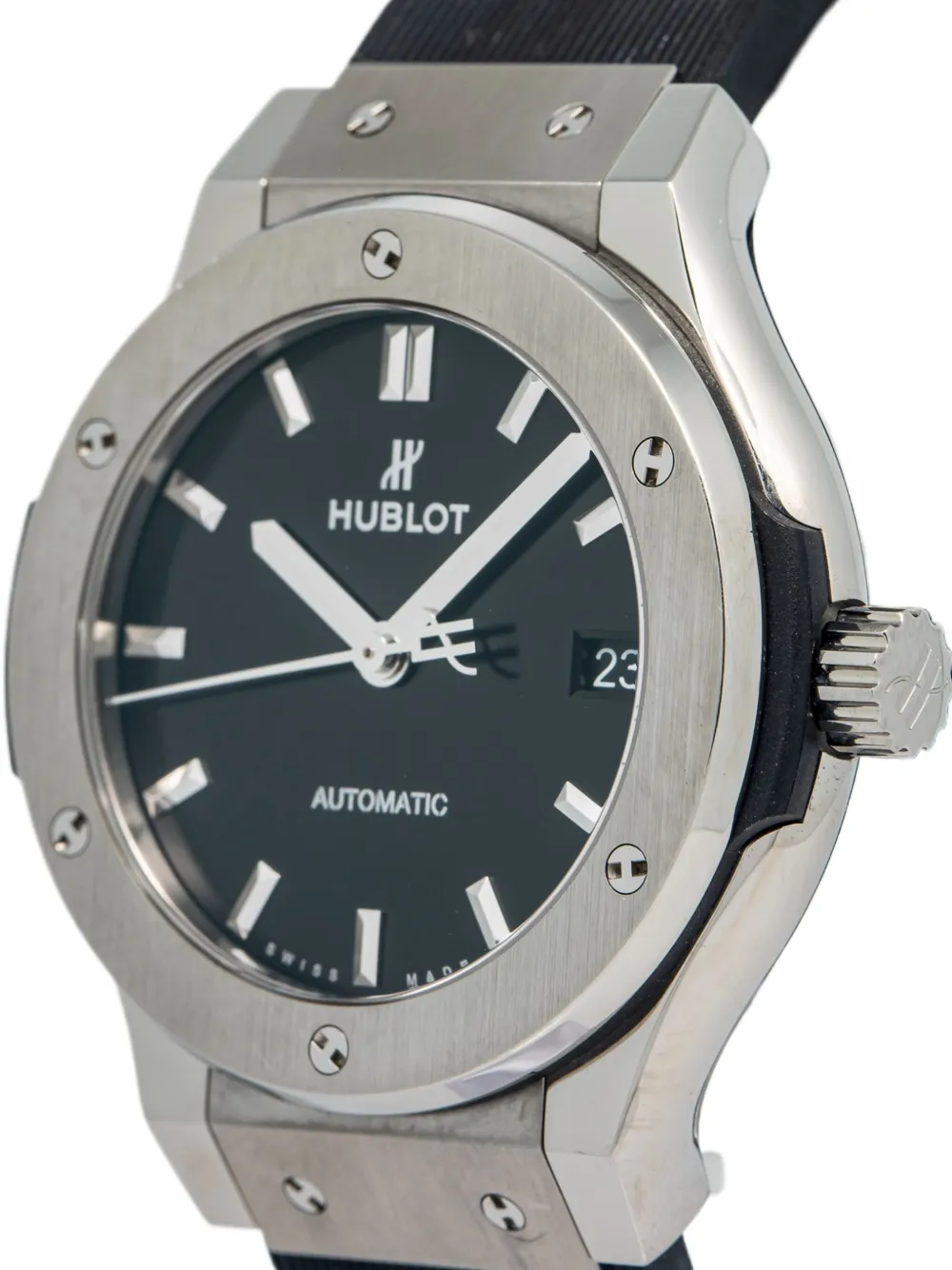 Hublot Pre-owned Classic Fusion 38 mm horloge - Zwart