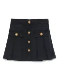 Philosophy Di Lorenzo Serafini Kids gabardine pleated skirt - Blue