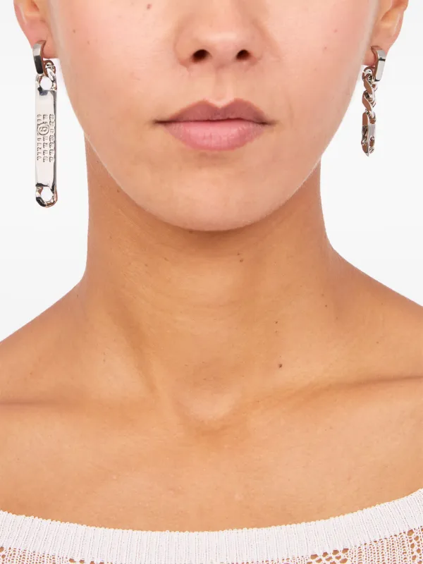 MM6 Maison Margielaナンバリングピアス 片耳 エムエムシックス メゾン