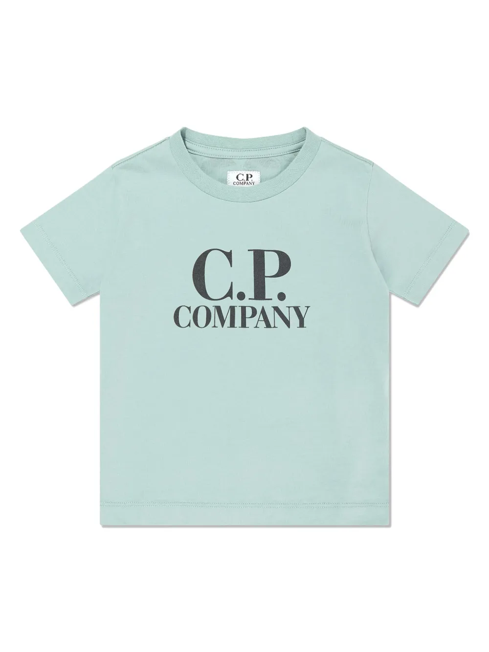 C.P. Company Kids T-shirt met logoprint Groen