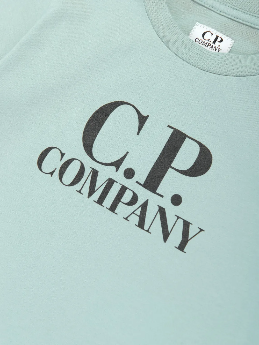 C.P. Company Kids T-shirt met logoprint Groen