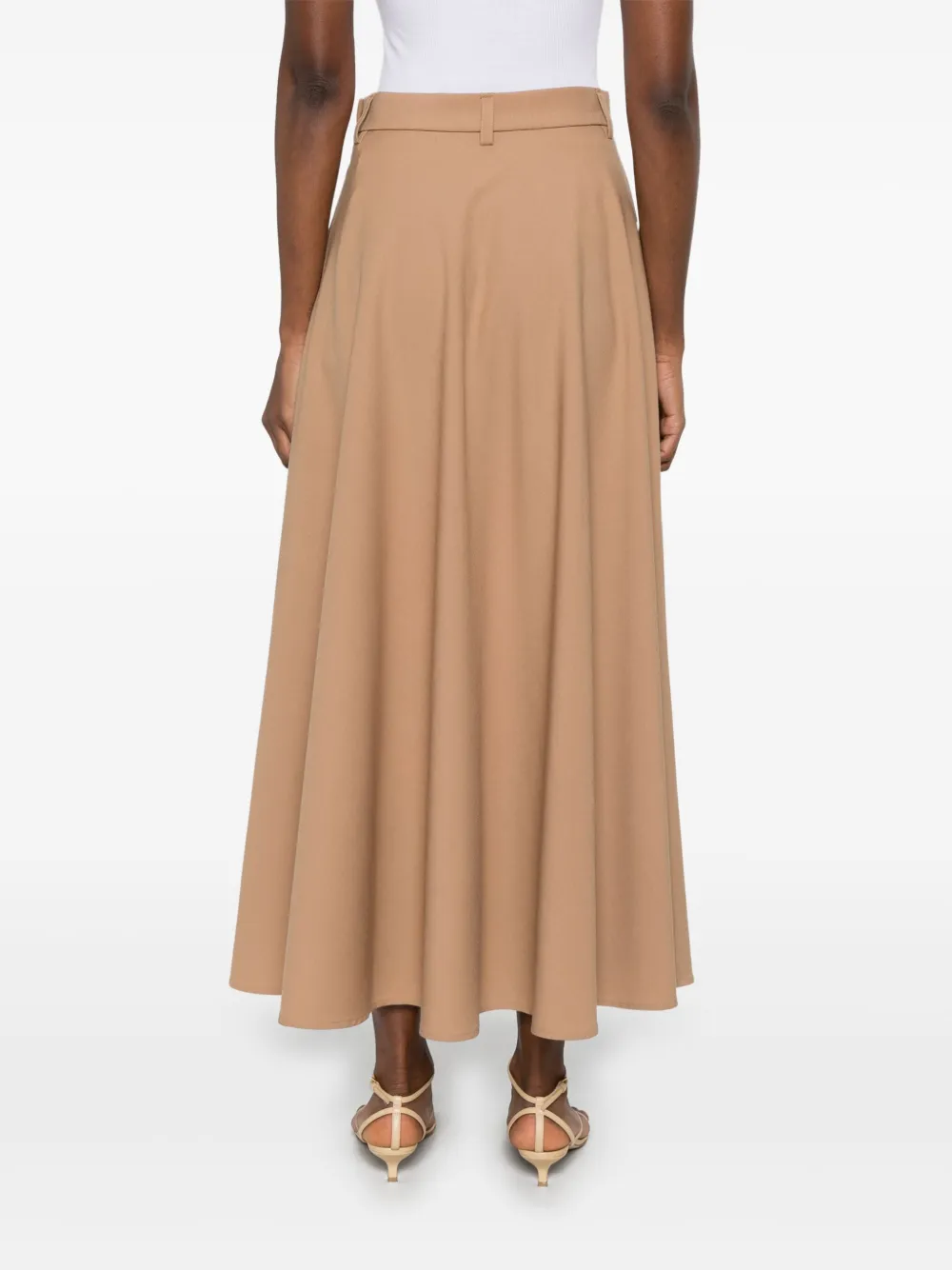 Herno Maxi-rok met A-lijn Beige