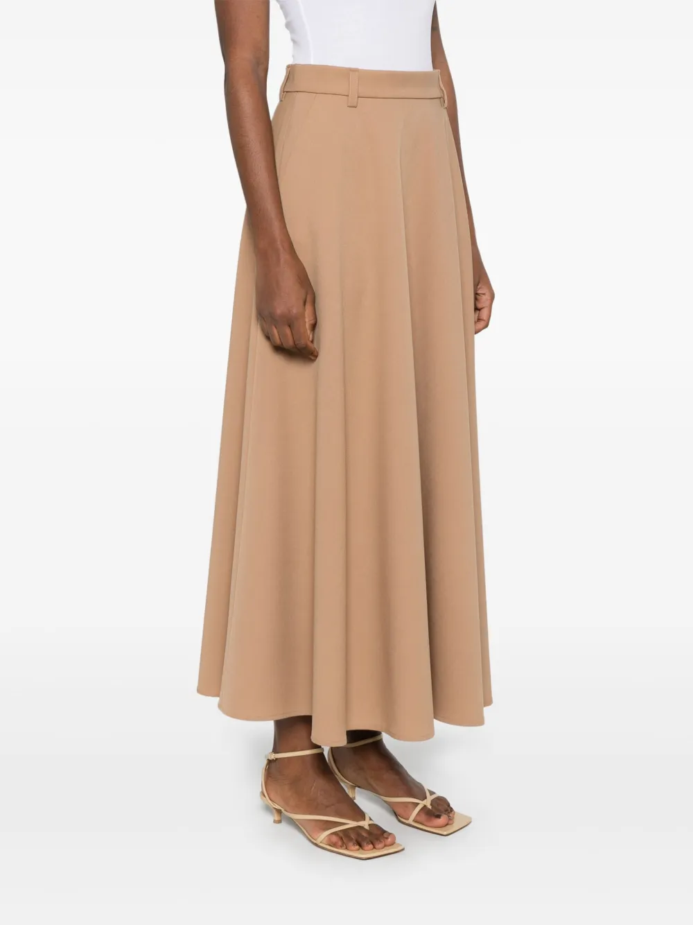 Herno Maxi-rok met A-lijn Beige