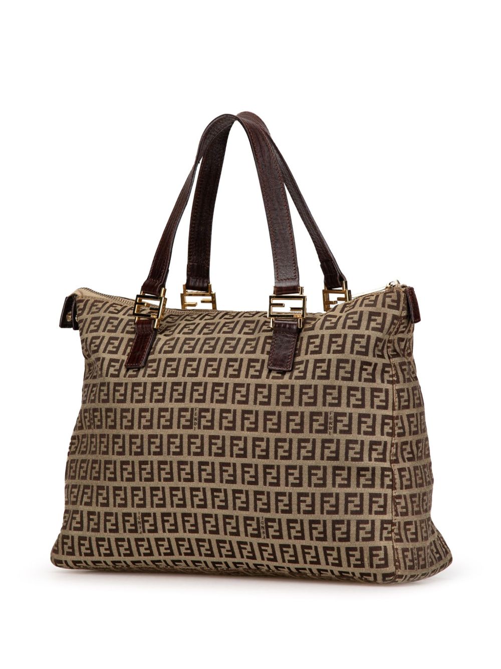 Fendi Pre-Owned 2000-2010 Zucchino Canvas tote bag - Brown