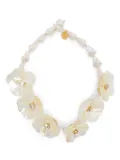 Vanina Fleur Blanche necklace - White