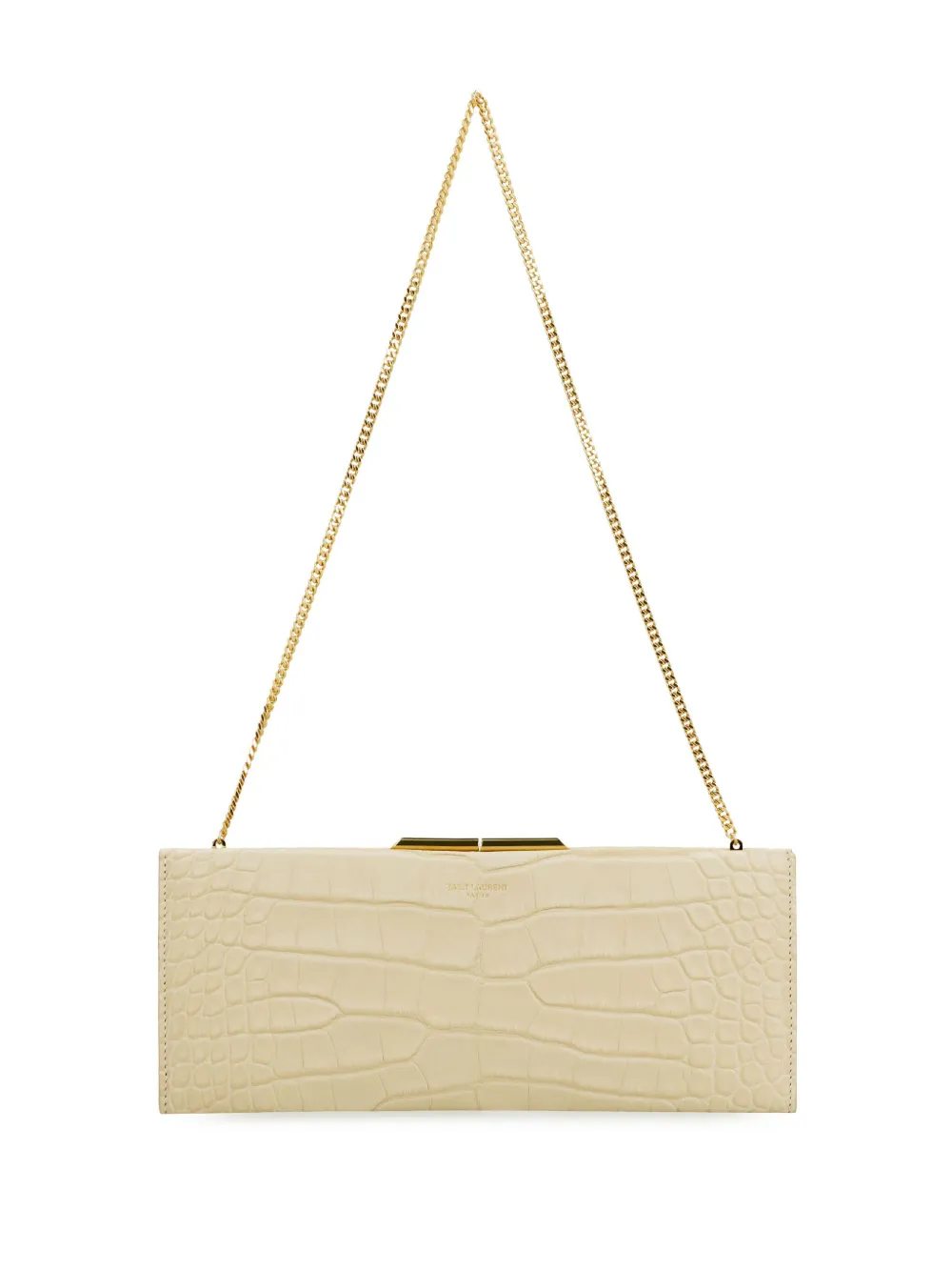 Saint Laurent Midnight clutch Beige