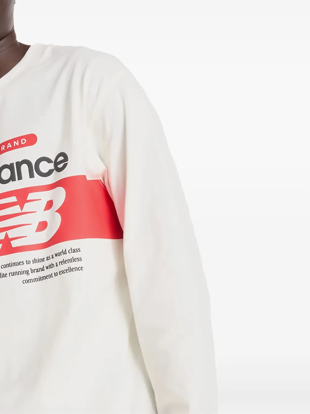New Balance Player "White" T-shirt Wit