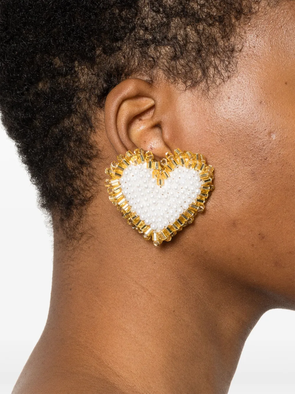 Vanina Love Letter earrings - Wit