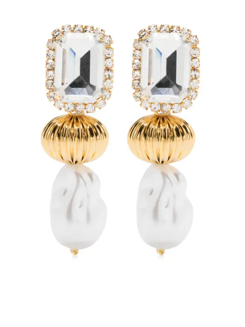 Vanina aretes de clip Fantaisie