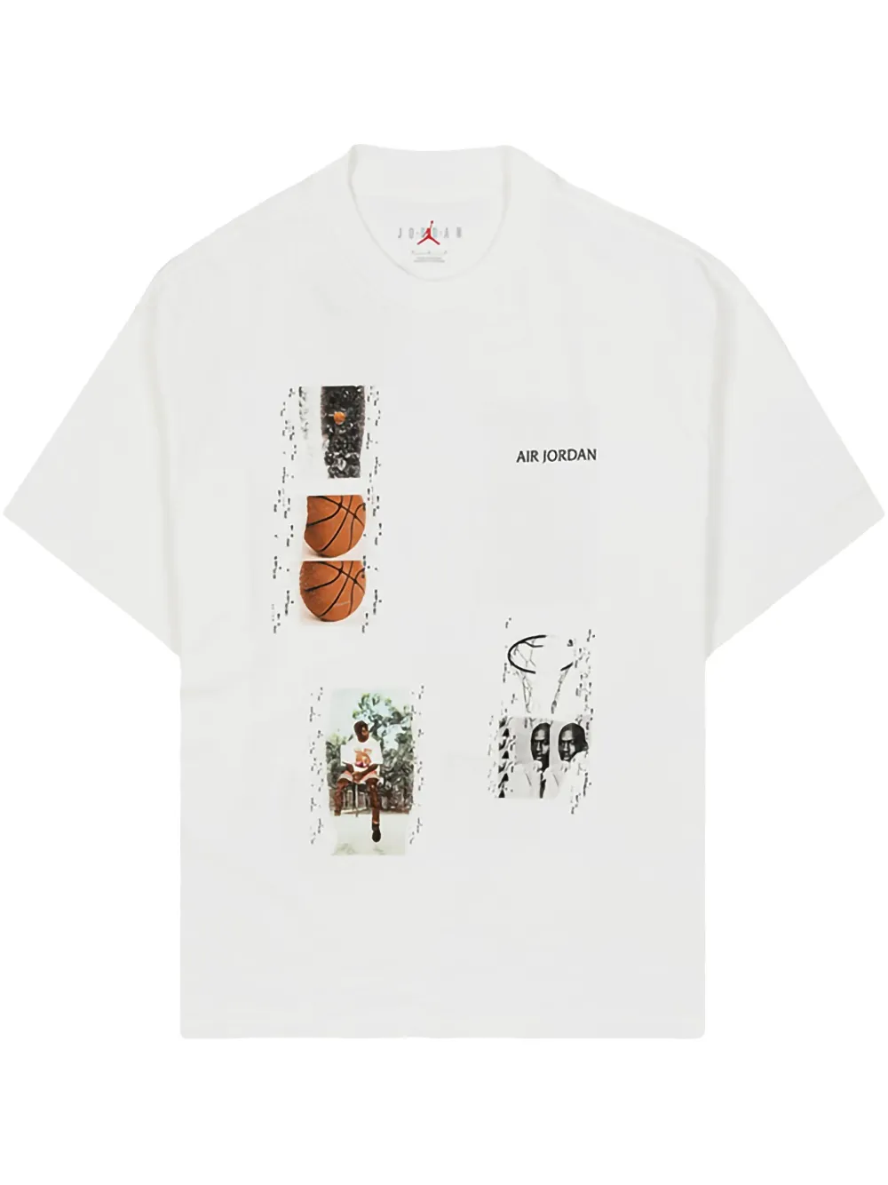 Jordan Flight Heritage "BEIGE" T-shirt Wit