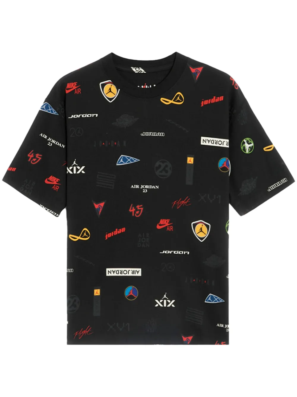 Jordan T-shirt met print Zwart