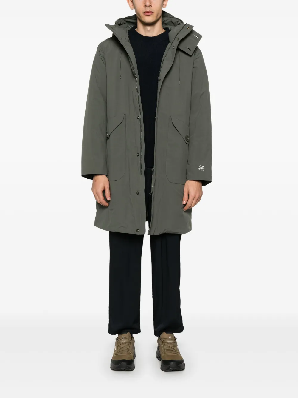 C.P. Company Micro-M parka coat - Groen